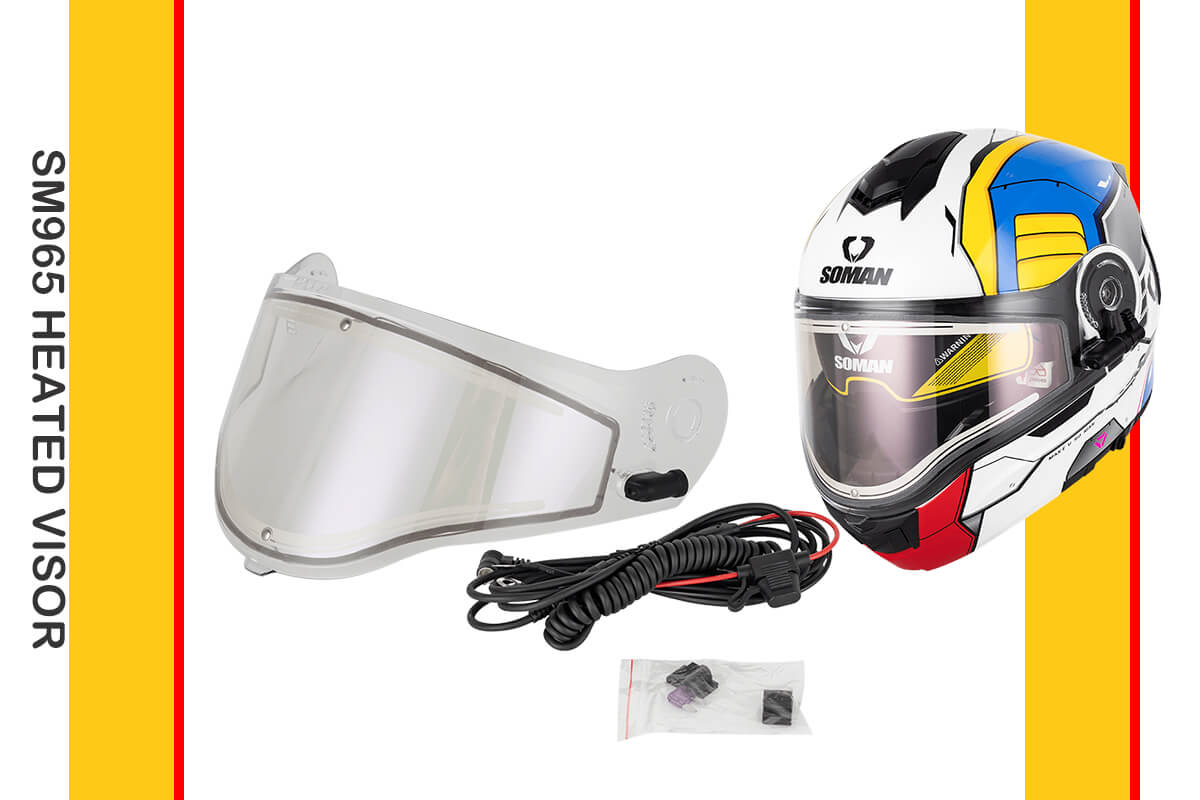NEW Release SM965 electric heated visor