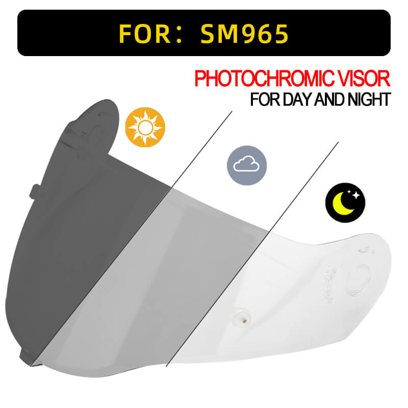 SM965 Photochromic visor